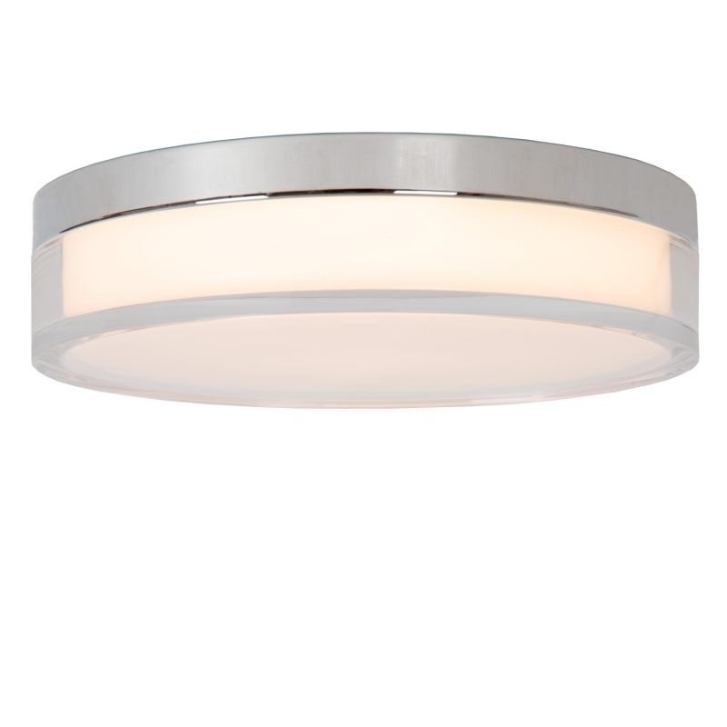 Lucide PLANO - Flush ceiling light Indoor/Outdoor - Ø 23 cm - LED Dim. - CCT - 1x11W 2700K/4000K - IP44 - Opal